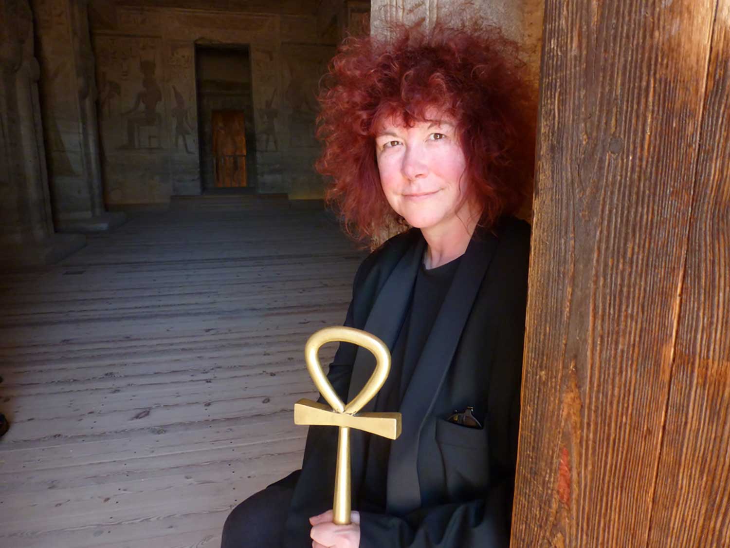Joann with Ankh